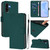 Samsung Galaxy A56 5G Skin Feel Solid Color Leather Phone Case with Lanyard - Dark Green