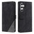 Samsung Galaxy A56 5G Skin Feel Splicing Leather Phone Case - Black