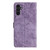 Samsung Galaxy A56 5G Skin-feel Embossed Butterfly Leather Phone Case - Purple