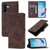 Samsung Galaxy A56 5G Skin-feel Embossed Leather Phone Case - Brown Samsung Galaxy A56 5G Skin-feel Embossed Leather Phone Case - Brown