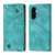 Samsung Galaxy A56 5G Skin-feel Embossed Leather Phone Case - Green