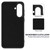 Samsung Galaxy A56 5G Solid Color Liquid Silicone Dropproof Full Coverage Phone Case - Black Samsung Galaxy A56 5G Solid Color Liquid Silicone Dropproof Full Coverage Phone Case - Black