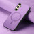 Samsung Galaxy A56 5G Solid Color Retro Magsafe PU Back Cover Phone Case - Purple