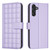 Samsung Galaxy A56 5G Square Texture Leather Phone Case - Purple