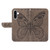 Samsung Galaxy A56 5G Swallowtail Butterfly Embossed Leather Phone Case - Grey