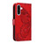 Samsung Galaxy A56 5G Swallowtail Butterfly Embossed Leather Phone Case - Red