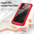 Samsung Galaxy A56 5G TPU + PC Lens Protection Phone Case - Red