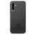 Samsung Galaxy A56 5G Twill Fabric Leather Skin Back Phone Case - Black