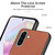 Samsung Galaxy A56 5G Twill Fabric Leather Skin Back Phone Case - Brown