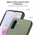 Samsung Galaxy A56 5G Twill Fabric Leather Skin Back Phone Case - Green