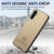Samsung Galaxy A56 5G Twill Fabric Leather Skin Back Phone Case - Khaki