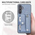 Samsung Galaxy A56 5G Wristband Kickstand Wallet Back Phone Case with Tool Knife - Brown