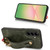 Samsung Galaxy A56 5G Wristband Leather Back Phone Case - Green