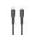 ZIZO PowerVault 5FT Braided Nylon USB-C to Lightning Cable - Black