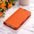 Piel Frama 537 Orange Folio Style Magnetic Leather Case for iPhone 17 Pro