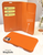 Piel Frama 527 Orange Crocodile Folio Style Magnetic Leather Case for iPhone 17