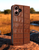 Piel Frama 524 Brown Crocodile FramaSlim Book Style Leather Case for iPhone 17