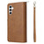 Samsung Galaxy S25 FE 5G 9-Card Slots Zipper Wallet Bag Leather Phone Case - Brown