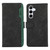 Samsung Galaxy S25 FE 5G ABEEL Color Block Magnetic RFID Leather Phone Case - Black-Green