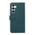 Samsung Galaxy S25 FE 5G ABEEL Delicate Texture Splicing RFID Leather Phone Case - Green