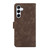Samsung Galaxy S25 FE 5G ABEEL Frosted Magnetic RFID Leather Phone Case - Brown