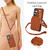 Samsung Galaxy S25 FE 5G AwQuer Crossbody Zipper Wallet Rhombic Leather Back Phone Case - Brown
