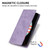 Samsung Galaxy S25 FE 5G Business Solid Color Magnetic RFID Leather Phone Case - Purple