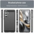 Samsung Galaxy S25 FE 5G Carbon Fiber Brushed Texture TPU Phone Case - Black