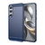 Samsung Galaxy S25 FE 5G Carbon Fiber Brushed Texture TPU Phone Case - Blue