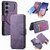 Samsung Galaxy S25 FE 5G CaseNeo MagSafe RFID Anti-theft Retro Leather Phone Case - Purple