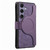 Samsung Galaxy S25 FE 5G CaseNeo MagSafe RFID Anti-theft Retro Leather Phone Case - Purple