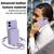 Samsung Galaxy S25 FE 5G Crossbody Zipper RFID Card Bag Phone Case - Light Purple