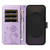 Samsung Galaxy S25 FE 5G Dandelion Embossed Pattern Flip Leather Phone Case - Purple