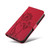 Samsung Galaxy S25 FE 5G Dandelion Embossed Pattern Flip Leather Phone Case - Red