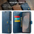 Samsung Galaxy S25 FE 5G DG.MING Crazy Horse Texture Detachable Magnetic Leather Case - Blue