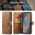 Samsung Galaxy S25 FE 5G DG.MING Crazy Horse Texture Detachable Magnetic Leather Case - Brown