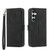 Samsung Galaxy S25 FE 5G Dierfeng Dream Line TPU Hybrid PU Leather Phone Case - Black