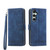 Samsung Galaxy S25 FE 5G Dierfeng Dream Line TPU Hybrid PU Leather Phone Case - Blue