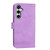 Samsung Galaxy S25 FE 5G Dierfeng Dream Line TPU Hybrid PU Leather Phone Case - Purple