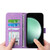 Samsung Galaxy S25 FE 5G Dierfeng Dream Line TPU Hybrid PU Leather Phone Case - Purple