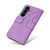 Samsung Galaxy S25 FE 5G Dual-color Splicing Flip Leather Phone Case - Purple