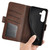 Samsung Galaxy S25 FE 5G Dual-side Magnetic Buckle Horizontal Flip Leather Phone Case - Brown