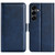 Samsung Galaxy S25 FE 5G Dual-side Magnetic Buckle Horizontal Flip Leather Phone Case - Dark Blue