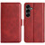 Samsung Galaxy S25 FE 5G Dual-side Magnetic Buckle Horizontal Flip Leather Phone Case - Red