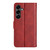 Samsung Galaxy S25 FE 5G Dual-side Magnetic Buckle Horizontal Flip Leather Phone Case - Red