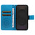 Samsung Galaxy S25 FE 5G Embossed Sunflower Pattern Flip Leather Phone Case - Blue