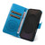 Samsung Galaxy S25 FE 5G Embossed Sunflower Pattern Flip Leather Phone Case - Blue