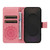 Samsung Galaxy S25 FE 5G Embossed Sunflower Pattern Flip Leather Phone Case - Pink