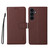 Samsung Galaxy S25 FE 5G ENKAY RFID Blocking Wallet Kickstand Litchi Texture Leather Phone Case - Brown
