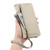 Samsung Galaxy S25 FE 5G ESEBLE E11 Colorful Litchi Pattern Zipper Wallet Leather Phone Case - Khaki